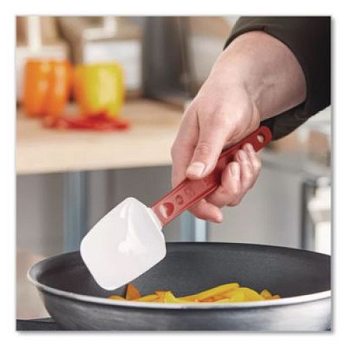 Rubbermaid Commercial High Heat Scraper Spoon, Plastic, 13.5", Red/White (1967RED)
