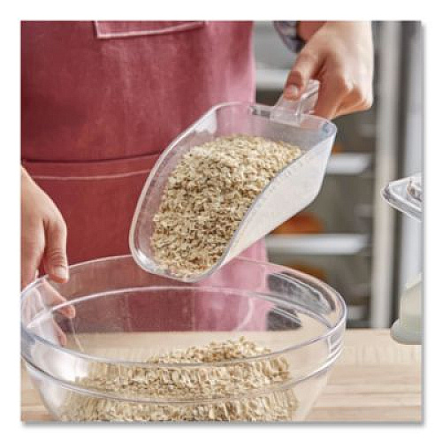 Rubbermaid Commercial Bouncer Bar/Utility Scoop, 32 oz, Plastic, Clear (2884CLE)