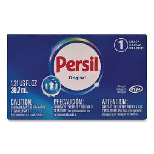 Persil Original HE Coin-Vending Liquid Laundry Detergent, 1.3 oz Vend Box, 100/Carton (2979151)