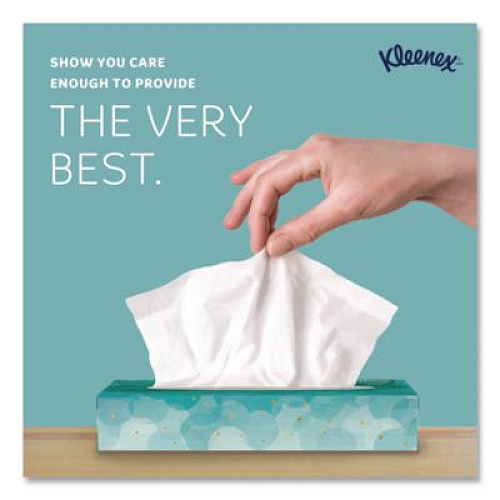 Kleenex White Facial Tissue Junior Pack, 2-Ply, 48 Sheets/Box, 64 Boxes/Carton (21195)