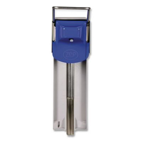 Zep Professional Heavy Duty Hand Care Wall Mount System, 1 gal, 5 x 4 x 14, Silver/Blue (600101)