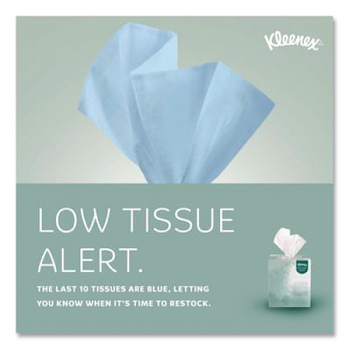 Kleenex Naturals Facial Tissue for Business, BOUTIQUE POP-UP Box, 2-Ply, White, 90 Sheets/Box, 36 Boxes/Carton (21272)