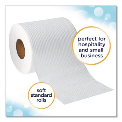 Cottonelle Clean Care Bathroom Tissue, Septic Safe, 1-Ply, White, 170 Sheets/Roll, 12 Rolls/Pack (12456PK)