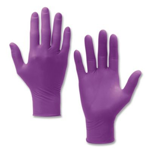 Kimtech Polaris Nitrile Exam Gloves, AQL 0.65, Large, 5.9 mil Thick, 9.5" Long, Dark Magenta, 100/Box, 10 Boxes/Carton (62773)
