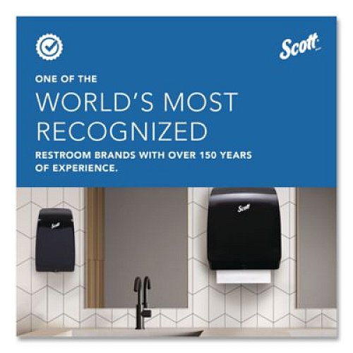 Scott Essential Standard Roll Bathroom Tissue for Business, Septic Safe, 2-Ply, White, 550 Sheets/Roll (04460RL)