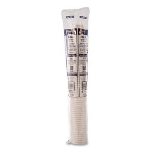 SOLO Paper Hot Cups, 16 oz, White, 50/Pack (316WPK)