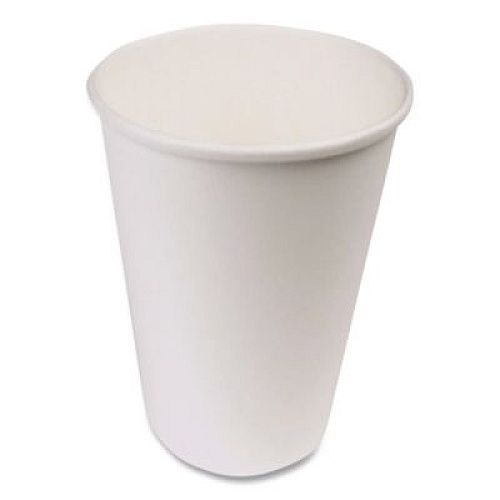 SOLO Paper Hot Cups, 16 oz, White, 50/Pack (316WPK)