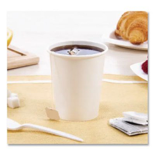 SOLO Paper Hot Cups, 10 oz, White, 50/Pack (370WPK)