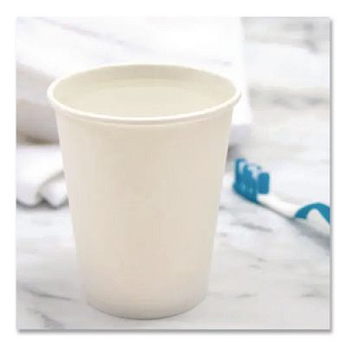 SOLO Paper Hot Cups, 10 oz, White, 50/Pack (370WPK)