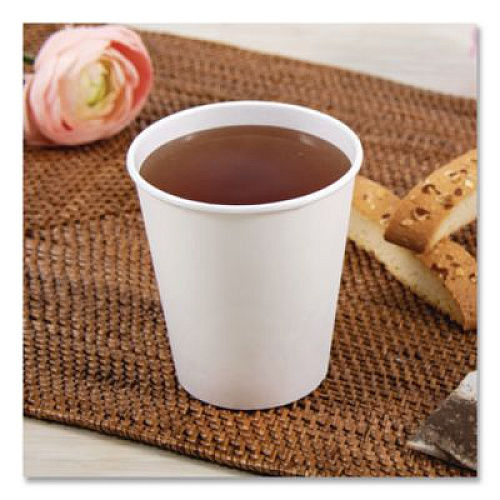 Dart ThermoGuard Paper Hot Cup, 12 oz, White, 30/Pack (DWTG12W)