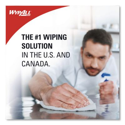 WypAll Foodservice Cloths, 12.5 x 23.5, Red, 200/Carton (51639)