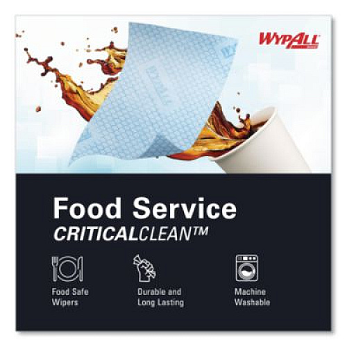 WypAll Foodservice Cloths, 12.5 x 23.5, Red, 200/Carton (51639)