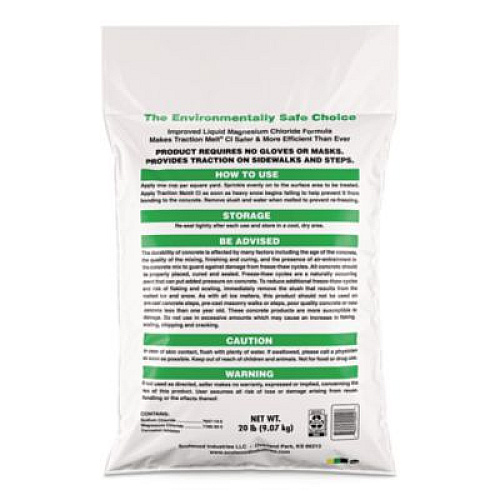 Scotwood Industries Traction Melt CI Ice and Snow Melter, 20 lb Bag, 120/Pallet (20BTMPLT)