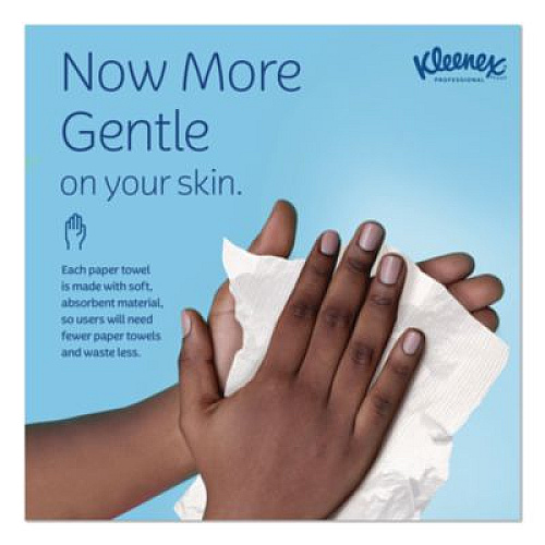 Kleenex C-Fold Paper Towels, 1 Ply, 10.13 x 13.15, White, 150/Pack, 16 Packs/Carton (01500)