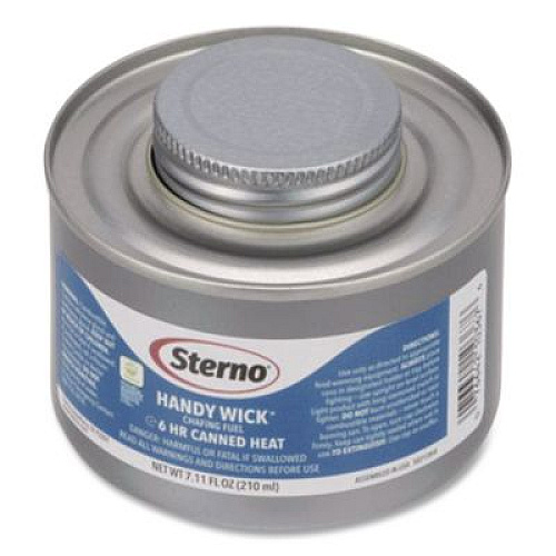 Sterno Chafing Fuel Can With Stem Wick, Methanol, 6 Hour Burn, 1.89 g, 24/Carton (10102)