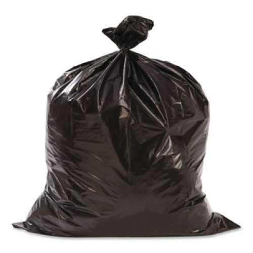 Classic Linear Low-Density Can Liners, 33 gal, 0.63 mil, 33 x 39, Black, 25 Bags/Roll, 10 Rolls/Carton (B40790170)