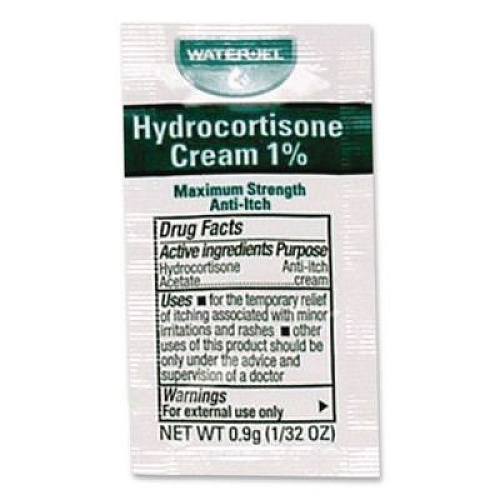 First Aid Only Hydrocortisone Anti-Itch Cream, 0.03 oz Packet, 25/Box (G486)