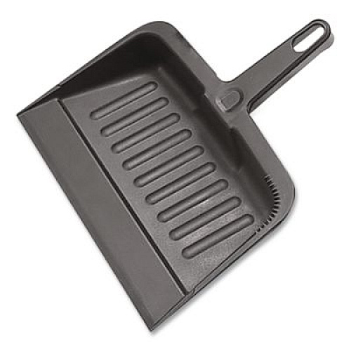 Impact Heavy-Duty Plastic Dust Pan, 12 x 12 x 4, Black (700EA)