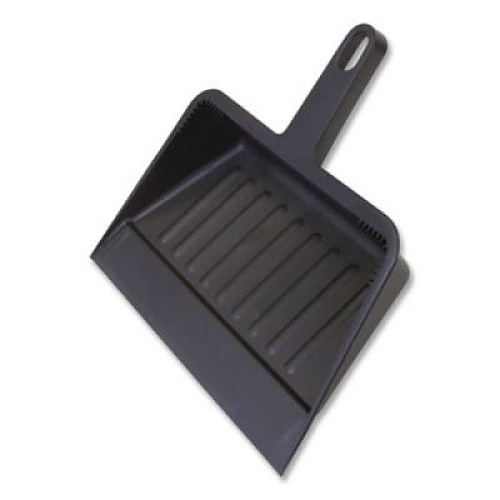 Impact Heavy-Duty Plastic Dust Pan, 12 x 12 x 4, Black (700EA)