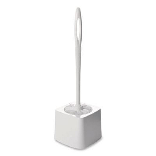 Rubbermaid Commercial Commercial-Grade Toilet Bowl Brush, 10" Handle, White (631000WE)