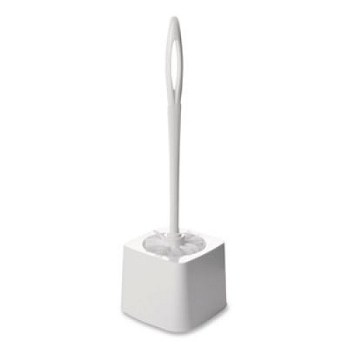 Rubbermaid Commercial Commercial-Grade Toilet Bowl Brush, 10" Handle, White, 24/Carton (631000WECT)