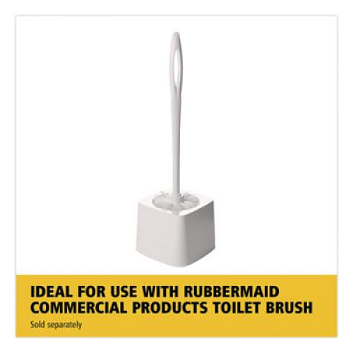 Rubbermaid Commercial Commercial-Grade Toilet Bowl Brush Holder, White (631100WE)