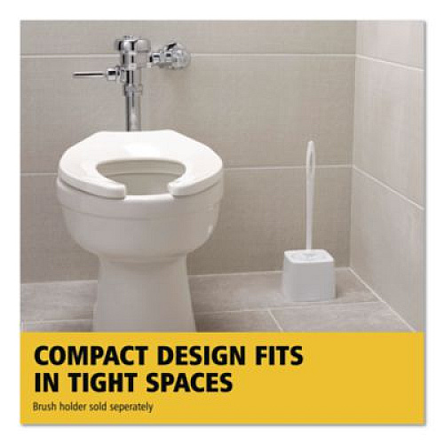 Rubbermaid Commercial Commercial-Grade Toilet Bowl Brush Holder, White (631100WE)