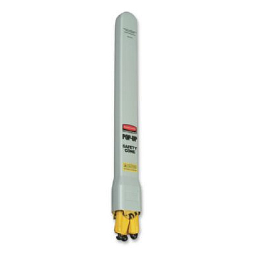 Rubbermaid Commercial Multilingual Pop-Up Wet Floor Safety Cone, 21 x 21 x 30, Yellow (9S0100YL)