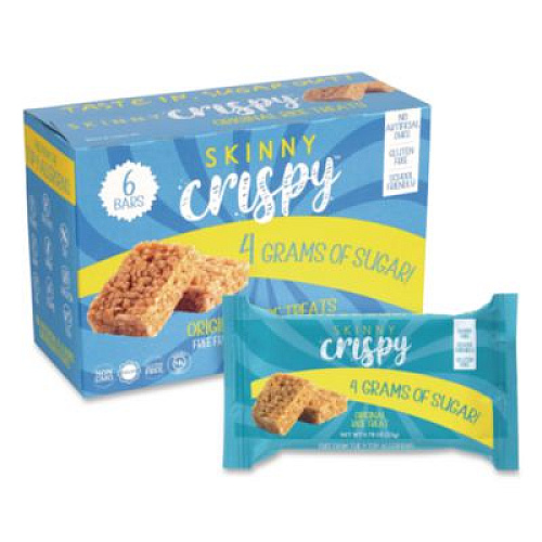 Skinny Crispy Crispy Treat, Vanilla, 0.78 oz Bars, 5 Bars/Pack, 3 Packs/Carton (60004176)
