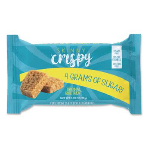 Skinny Crispy Crispy Treat, Vanilla, 0.78 oz Bars, 5 Bars/Pack, 3 Packs/Carton (60004176)