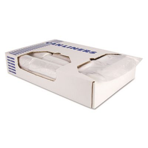Heritage High-Density Waste Can Liners, 16 gal, 12 mic, 24" x 33", Natural, 500/Carton (Z4833MNR02)
