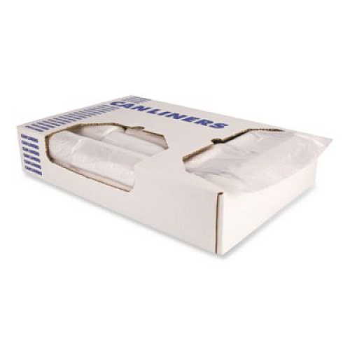 Heritage High-Density Waste Can Liners, 33 gal, 16 mic, 33" x 40", Natural, 25 Bags/Roll, 10 Rolls/Carton (Z6640VNR01)