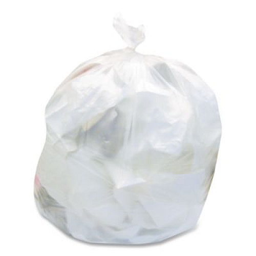Heritage High-Density Waste Can Liners, 56 gal, 16 mic, 43" x 48", Natural, 200/Carton (Z8648VNR01)