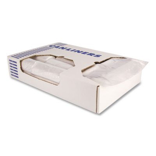 Heritage High-Density Waste Can Liners, 56 gal, 16 mic, 43" x 48", Natural, 200/Carton (Z8648VNR01)