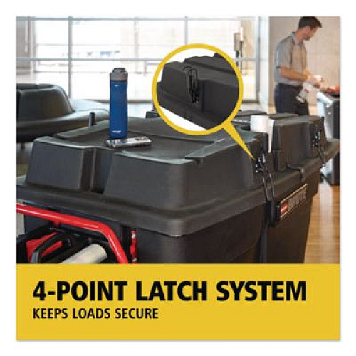 Rubbermaid Commercial BRUTE Rotomolded Tilt Truck Lid, 35.01 x 70.7 x 9.5, Black (2221457)