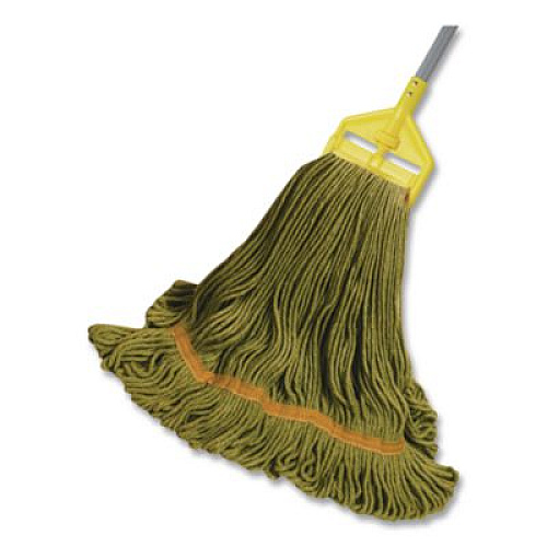 O'Dell 1200 Series Mop Head, PET, Medium, 5" Headband, Green (1200MGR)