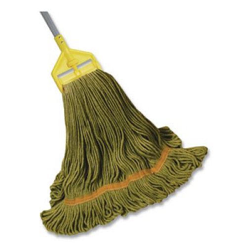 O'Dell 1400 Series Mop Head, Cotton/Rayon/Synthetic Blend, Medium, 5" Headband, Green (1400MGR)
