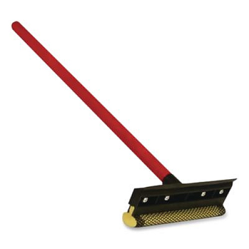 O'Dell Auto Window Squeegee, 8" Wide Blade, Heavy-Duty Mesh Sponge Head, 20" Handle (783627)