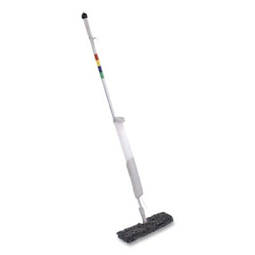 O'Dell Advantage+ Bucketless Mop, 16" Frame, White/Silver Metal Handle (BWMS16)