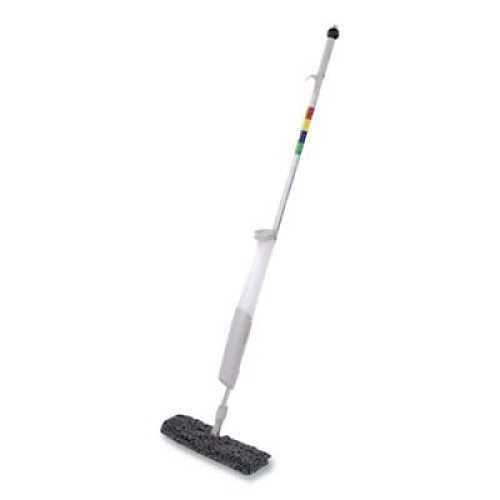 O'Dell Advantage+ Bucketless Mop, 16" Frame, White/Silver Metal Handle (BWMS16)