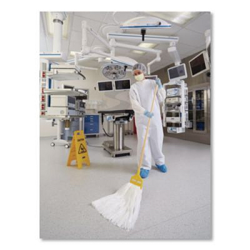 Rubbermaid Commercial Invader Side-Gate Wood Wet-Mop Handle, 60", Natural, 12/Carton (H116)