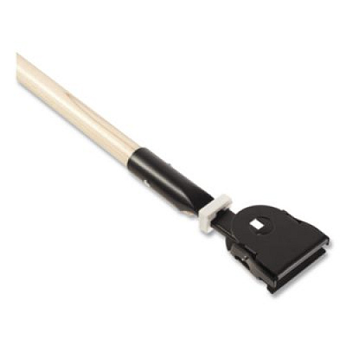 Rubbermaid Commercial Snap-On Hardwood Dust Mop Handle, 1.5" dia x 60", Natural (M116)