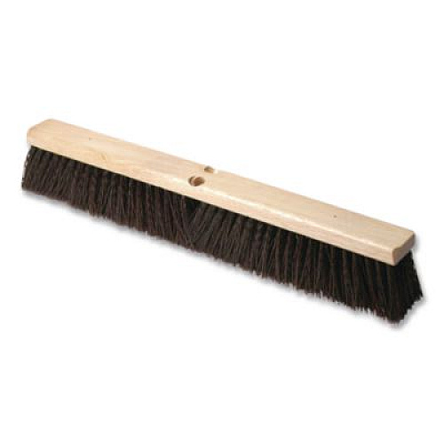 O'Dell Polypropylene Push Broom Head, 3" Maroon Bristles, 24" Brush (MP24)