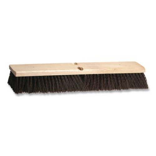 O'Dell Polypropylene Push Broom Head, 3" Maroon Bristles, 24" Brush (MP24)