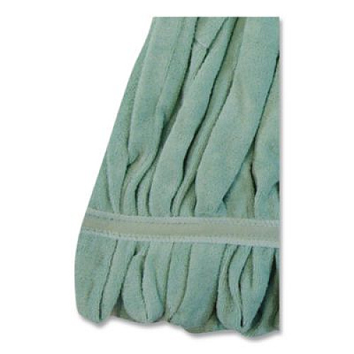 O'Dell EchoFiber Microfiber Loop Mop, Medium, Split Microfiber, 14" x 14", 1.5" Headband, Green (MWTMGNB)