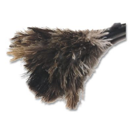 O'Dell Pop Top Feather Duster, Ostrich, 9" to 14" Handle, Black (RET14UNS91)