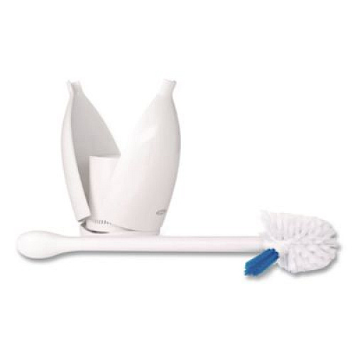 OXO Good Grips Nylon Toilet Brush with Canister, White (12241600)