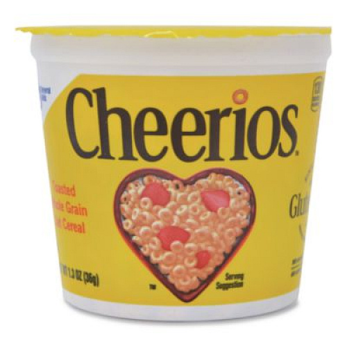 General Mills Cheerios Breakfast Cereal, Single-Serve 1.3 oz Cup, 6/Pack (SN13896)