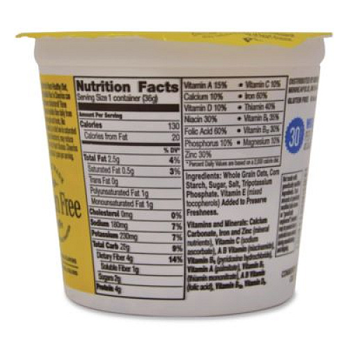 General Mills Cheerios Breakfast Cereal, Single-Serve 1.3 oz Cup, 6/Pack (SN13896)