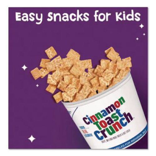 General Mills Cinnamon Toast Crunch Cereal, Single-Serve 2 oz Cup, 6/Pack (SN13897)